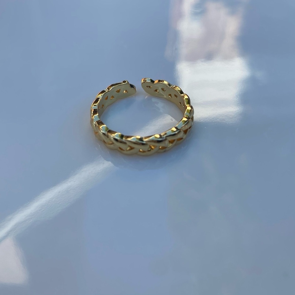 Gold Filled Braided Ring